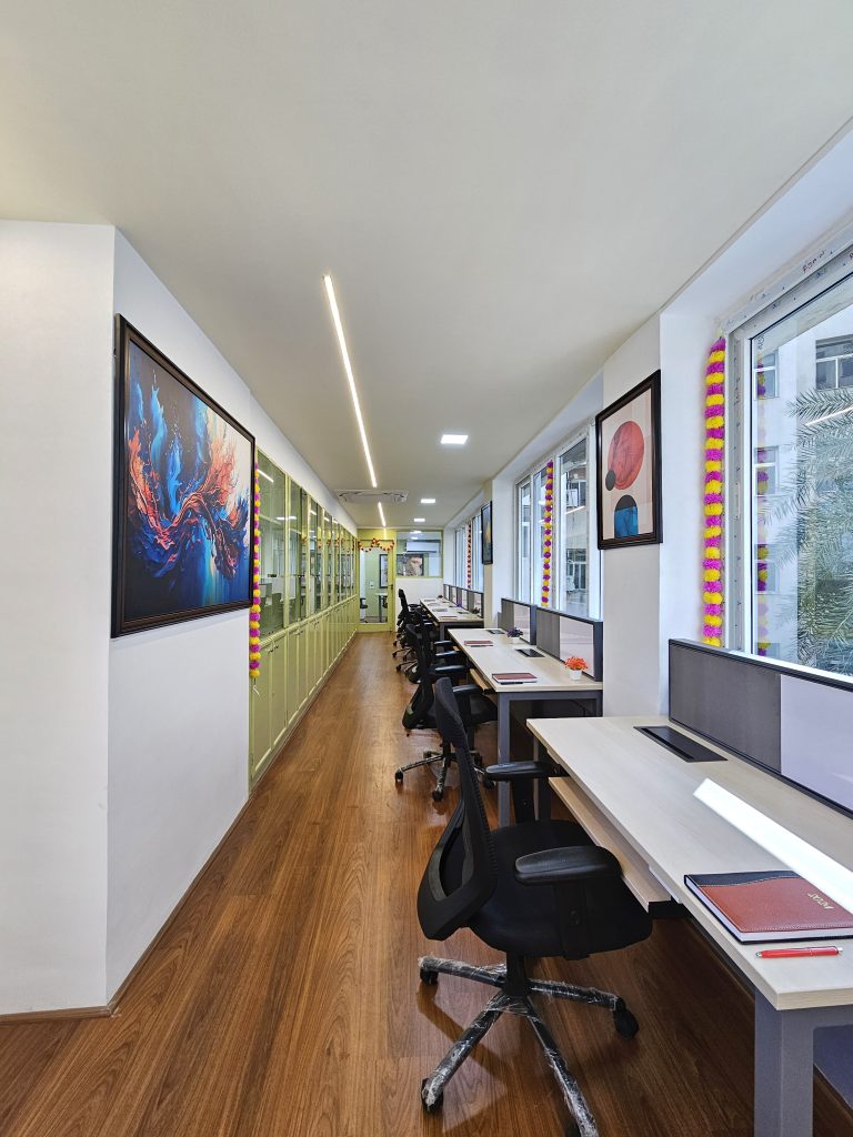 Raj Groups office project with smart interior design